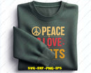 Peace Love Cats Funny Cat Lover Svg Png Digital Cut Files