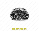 Police Officer Honor Service Sacrifice Themed SVG Cut File
