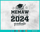 Proud Memaw Class of 2024 Senior Graduate Fathers day 24