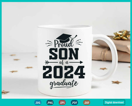 Proud Son Class of 2024 Senior Graduate Fathers Day 24 Grad