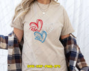 Red White Blue Heart SVG Cut Files Cricut & Likcut
