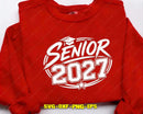 Senior 2027 PNG Class of Svg Cricut Cut File
