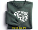 Senior 2027 PNG Class of Svg Cricut Cut File
