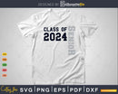Senior Class of 2024 Funny Graduation T-Shirt Design