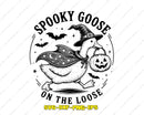 Spooky Goose On The Loose SVG Funny Halloween File