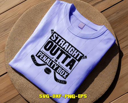 Straight Outta the Penalty Box Svg Png Cutting Files