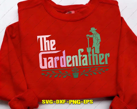 The Gardenfather Gardening Plant Lover Vintage SVG PNG DXF