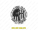This Is God’s Country SVG Cut File for Cricut Silhouette