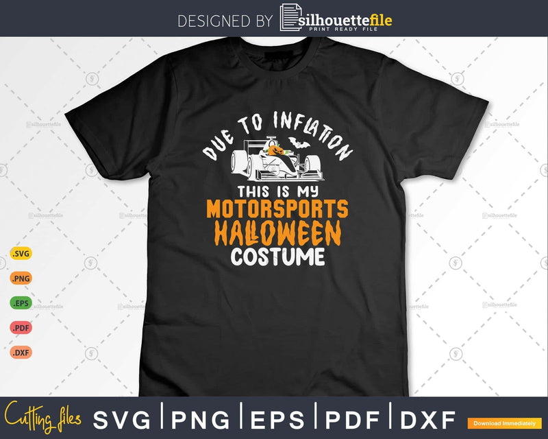 This Is My Funny Motosports Halloween Costume Svg Design