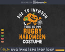 This Is My Funny Rugby Halloween Costume Svg Png File