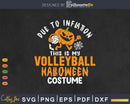 This Is My Funny Volleyball Halloween Costume Svg Png Design