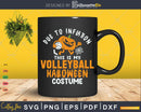 This Is My Funny Volleyball Halloween Costume Svg Png Design