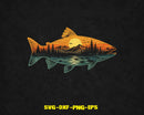 Trout Fly Fishing Outdoor Forest Nature Wildlife Fisherman
