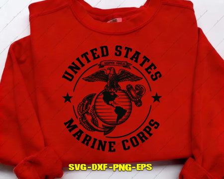United States Marine Corps SVG Cut File for Cricut
