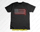 US Flag Hockey Stick Patriotic American Player Svg Png Files