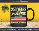 USA Flag Semiquincentennial 250th Anniversary Flags Svg