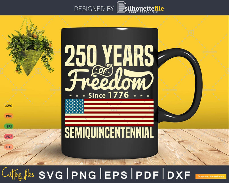 USA Flag Semiquincentennial 250th Anniversary Flags Svg