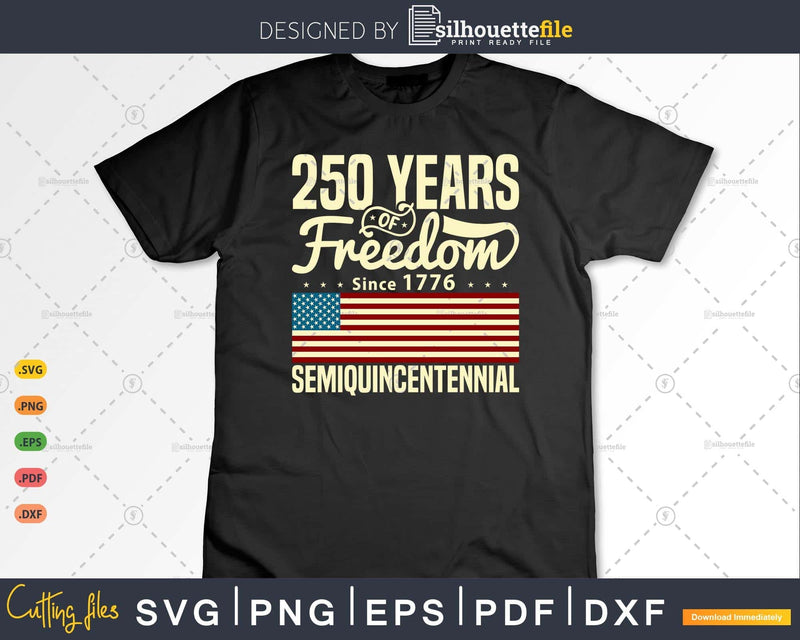 USA Flag Semiquincentennial 250th Anniversary Flags Svg