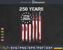 Vintage 250 Years American Anniversary 250th Independence