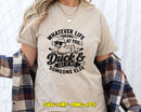 Whatever Life Throws At You Duck SVG Funny Sarcastic File