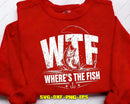WTF Where’s The Fish Funny Fishing SVG PNG Cut Files