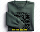 Your School Mascot SVG Cut File for Cricut Silhouette