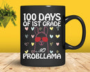 100 Days of 1st Grade No Probllama Llama Svg T-shirt
