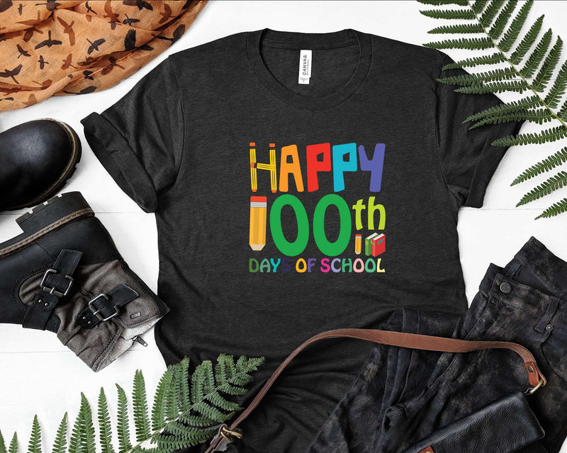 100 Days Of School Teacher And Student Svg T-shirt Editable