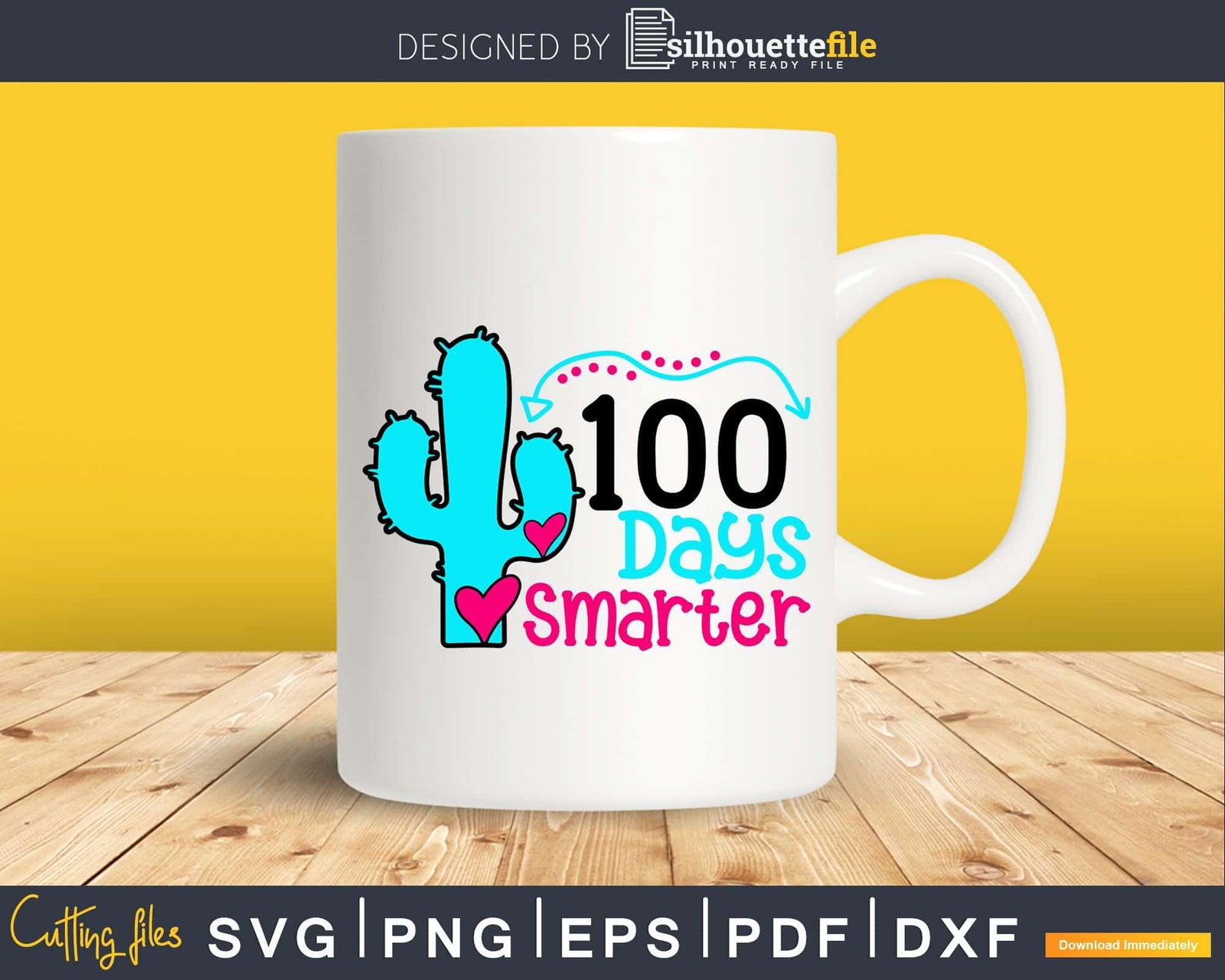 100 Days Smarter Svg 100 Days of School Svg cricut cut files ...
