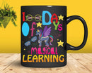 100th Day of School Unicorn Girls 100 Days Svg Png Cricut