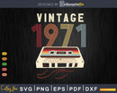 1971 52nd Birthday Cassette Limited Edition 52 Year Old