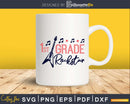 1st Grade Rockstar Svg Back to School Designs Cricut Cut