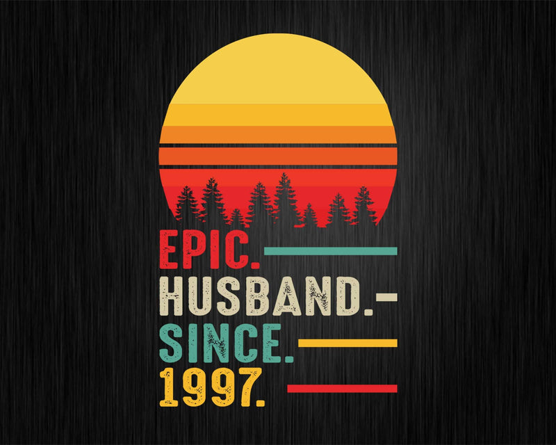 25th Wedding Anniversary Gift for Him Epic Husband Since