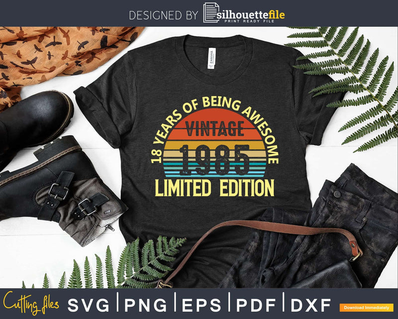 35 Year Old Gifts Vintage 1985 Limited Edition 35th