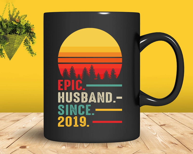 3rd Wedding Anniversary Gift for Him Epic Husband Since 2019