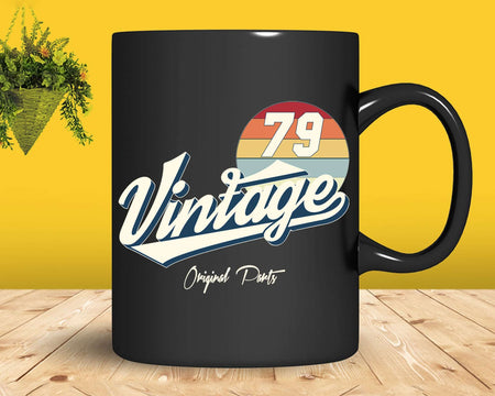 43rd Birthday Retro 1979 Original Parts Svg Png Cricut Files