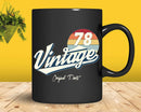 44th Birthday Retro 1978 Original Parts Svg Png Cricut Files