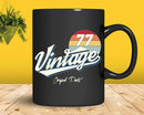45th Birthday Retro 1977 Original Parts Svg Png Cricut Files