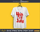 4th of July Independence svg Cut Files Cricut