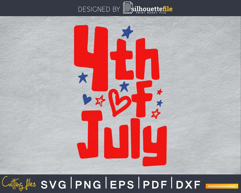4th of July Independence svg Cut Files Cricut