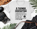 5 Things I Like Almost As Much Crocheting Svg Png Cut Files