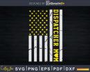 911 Dispatcher Mom American Flag Thin Yellow Line Svg