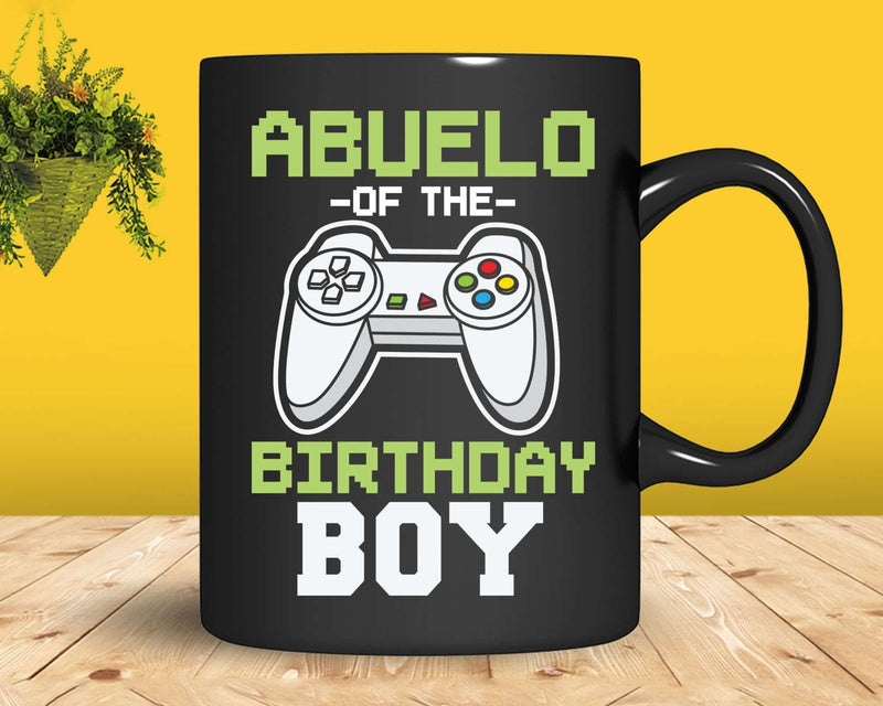 Abuelo of the Birthday Boy Matching Video Game Svg Designs