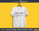 Accountant Definition svg Printable cut files