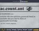 Accountant Definition svg Printable cut files