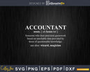 Accountant Funny Job Title Dictionary Profession Definition