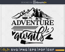 Adventure awaits svg cricut craft cut printable files