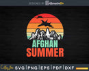 Afghan Summer Warplane War Veteran Svg T-shirt Design