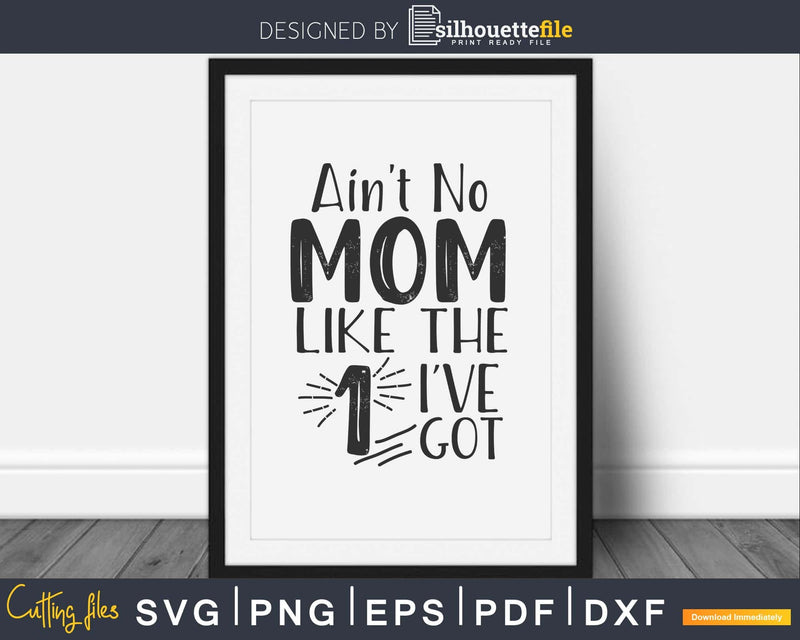 Ain’t No Mom Like the one I’ve Got mom Svg cut files