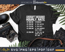 Aircraft Mechanic Hourly Rate Funny Svg Png Cricut Files